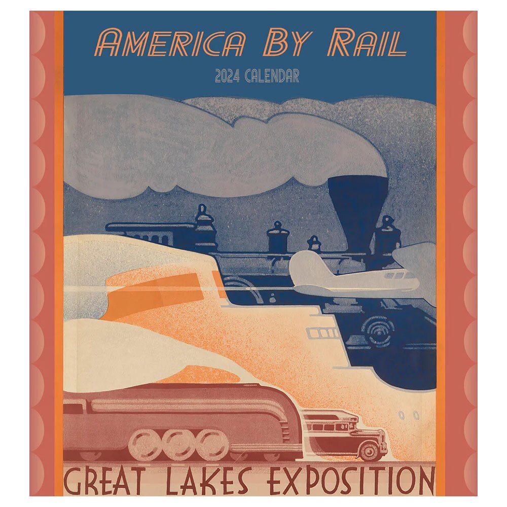 Pomegranate 2024 Wall Calendar America By Rail